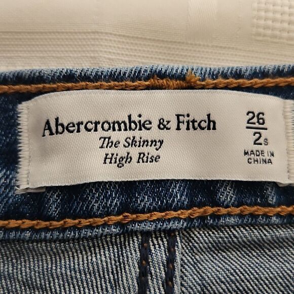 Women's Blue High-Rise Skinny  Jeans - Picture 6 of 16